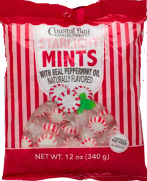COASTAL BAY 'Starlight Mints' with real Peppermint Oil Naturally Flavor rot 340 gr
